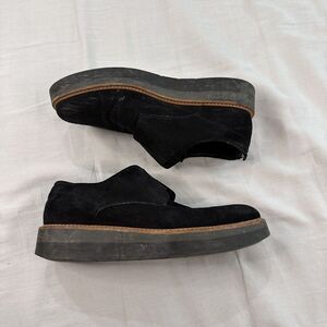 Vince Davy Slip On Loafer Suede Creeper US 12 Women’s Black Shoes